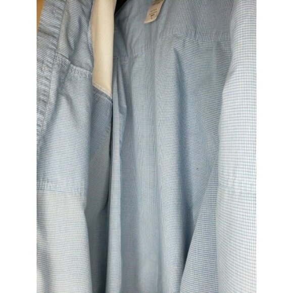 Patagonia Men’s Large Blue Organic Cotton Button-Up Long Sleeve Shirt Jacket - Picture 4 of 11